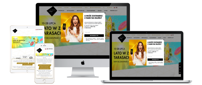 Serwis internetowy – Złote Tarasy